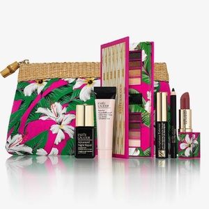 ESTEE LAUDER 7p Serum Primer Mascara Eyeshadow Eye Pencil Lipstick Bag $184